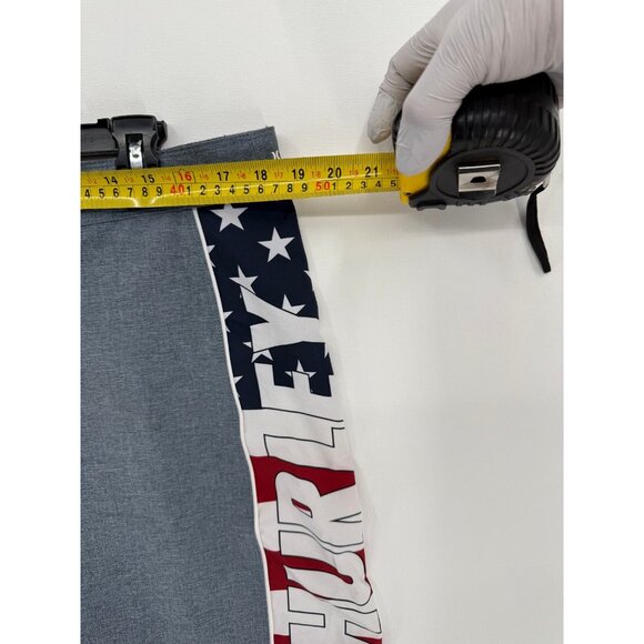 Hurley Phantom Fastlane American Board Shorts Mens 34 9" Swim Trunks USA Flag - Picture 4 of 6